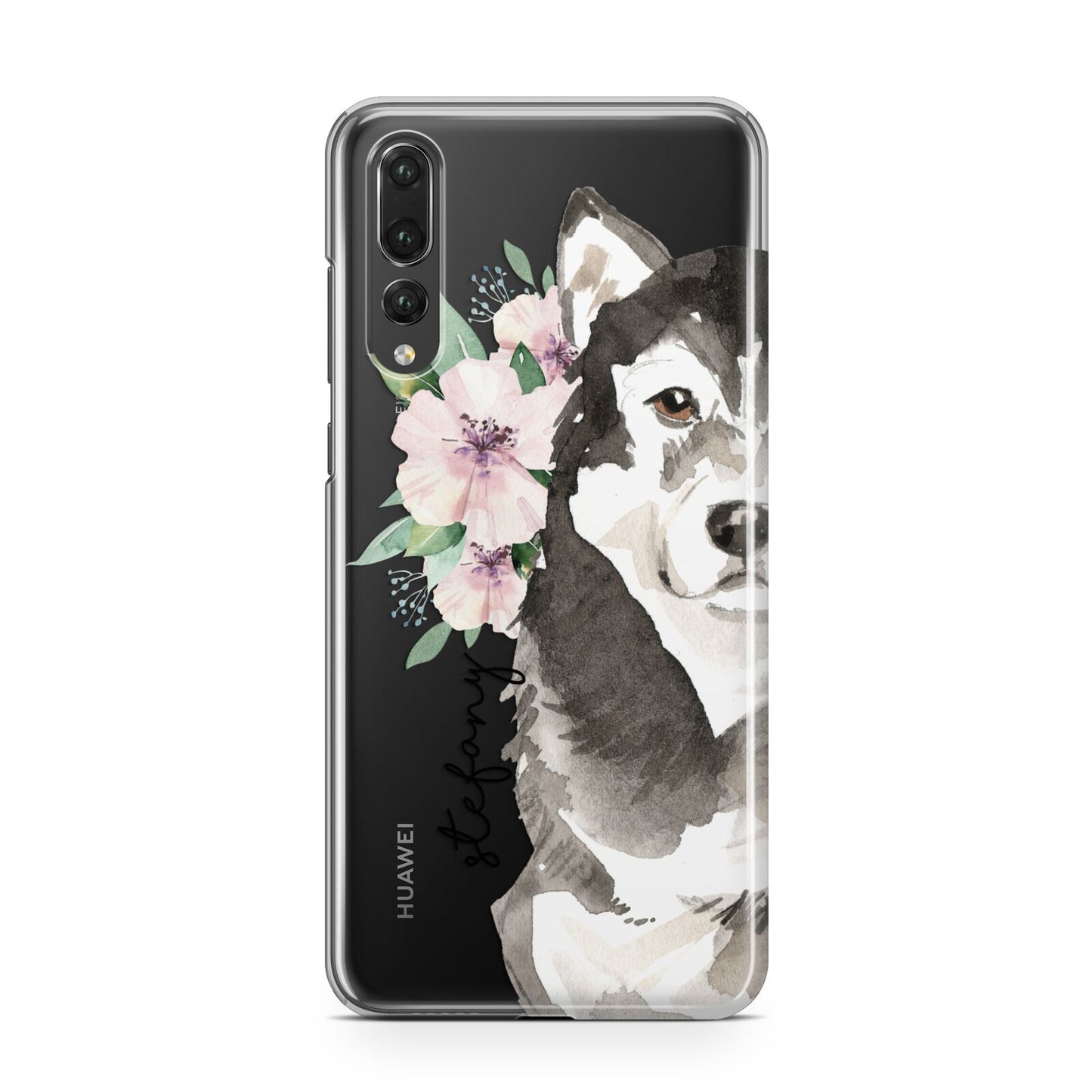 Personalised Alaskan Malamute Huawei P20 Pro Phone Case