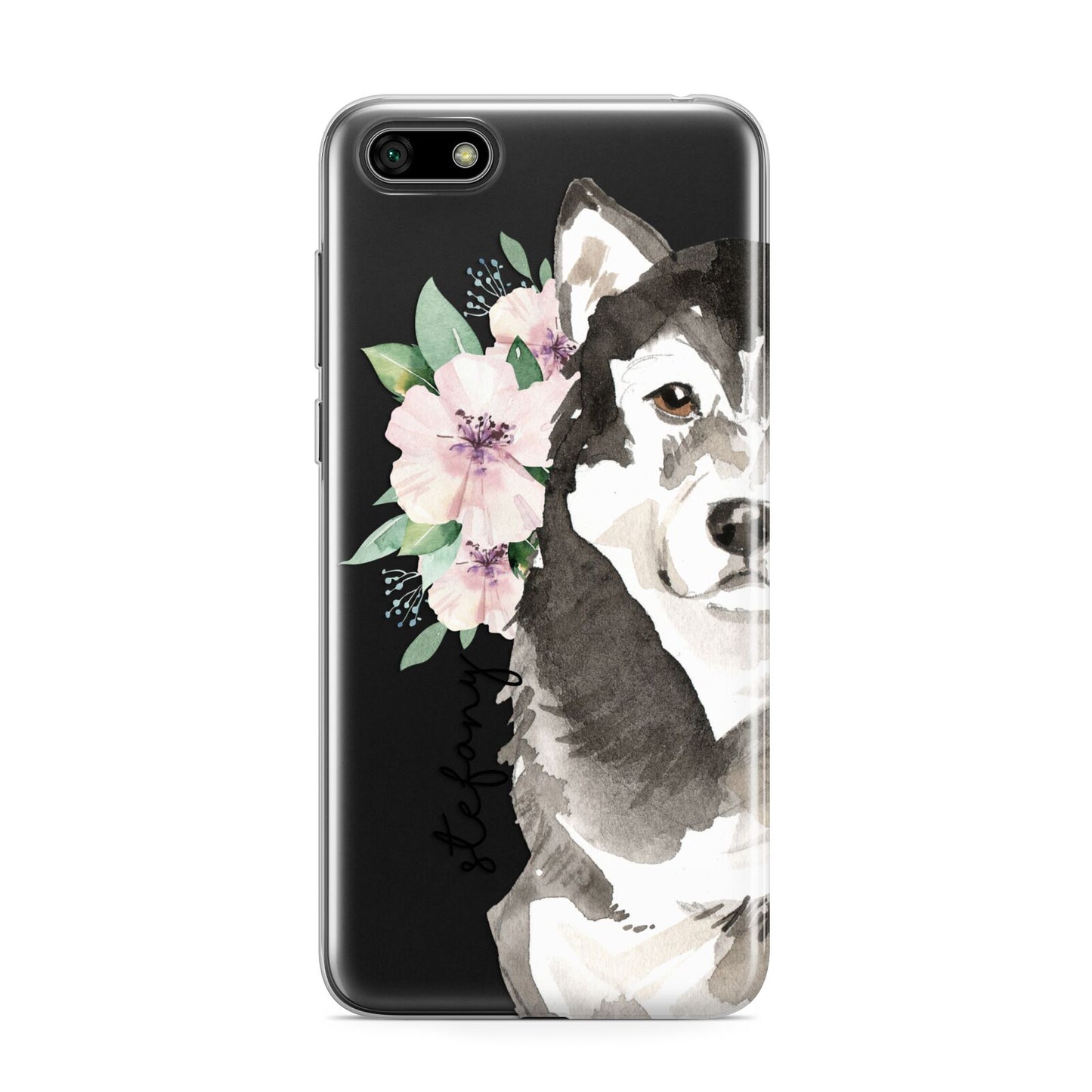 Personalised Alaskan Malamute Huawei Y5 Prime 2018 Phone Case