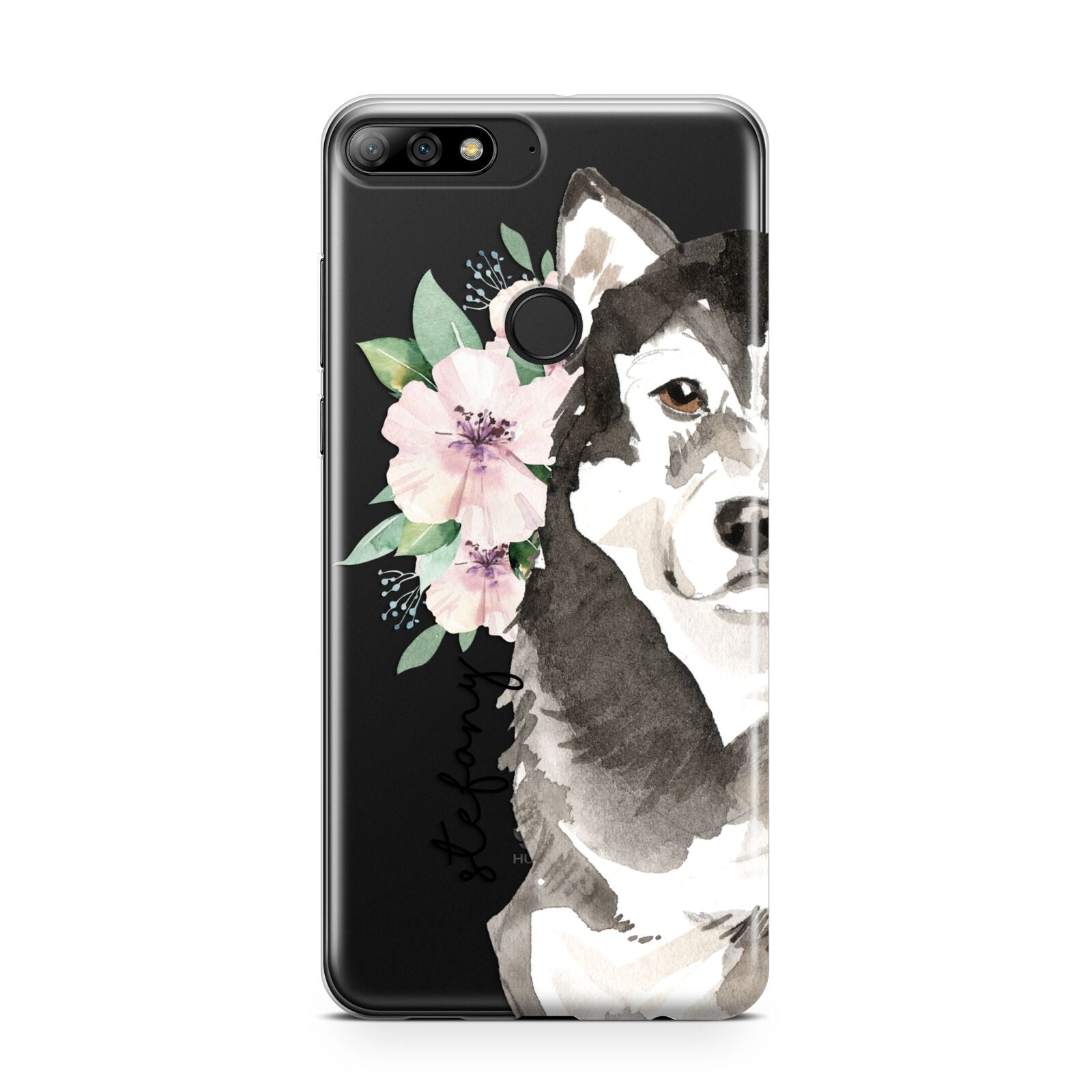 Personalised Alaskan Malamute Huawei Y7 2018