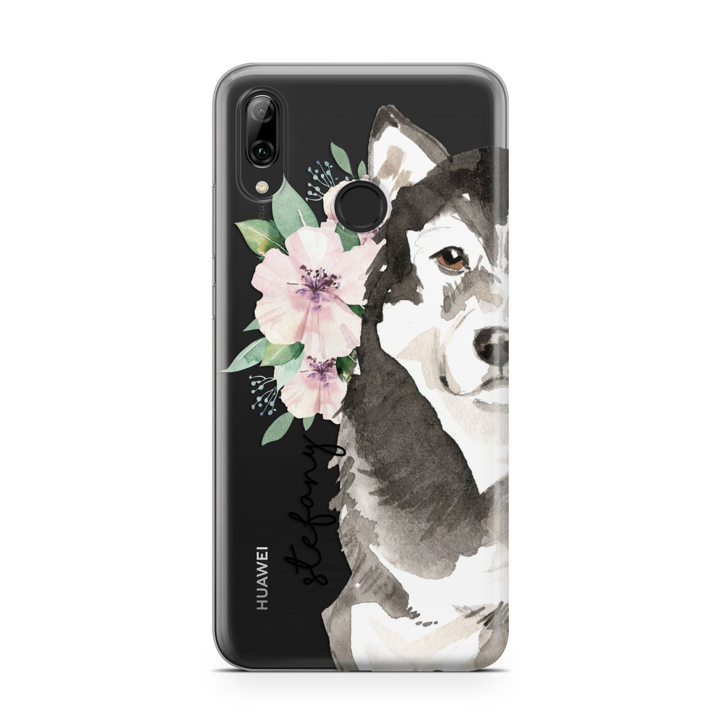 Personalised Alaskan Malamute Huawei Y7 2019