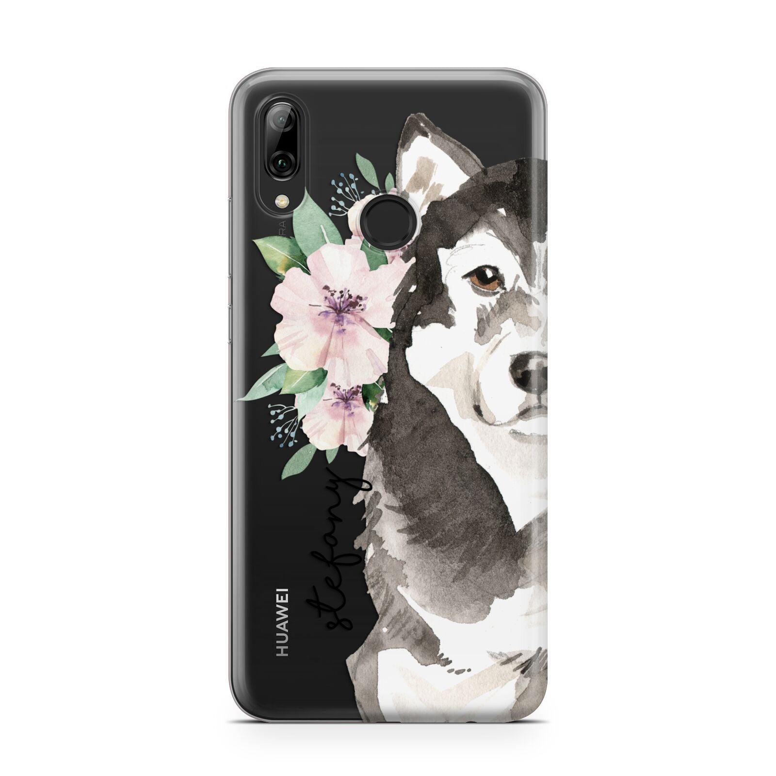 Personalised Alaskan Malamute Huawei Y7 2019