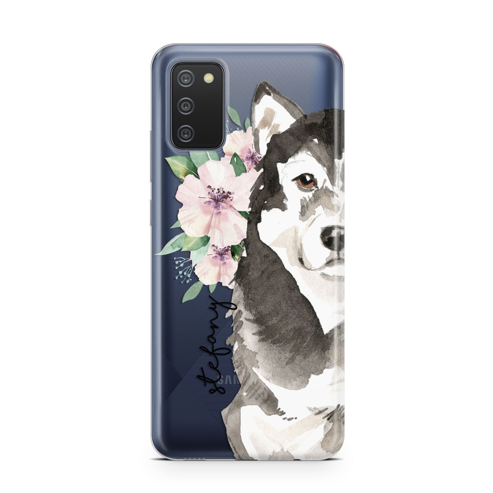 Personalised Alaskan Malamute Samsung A02s Case