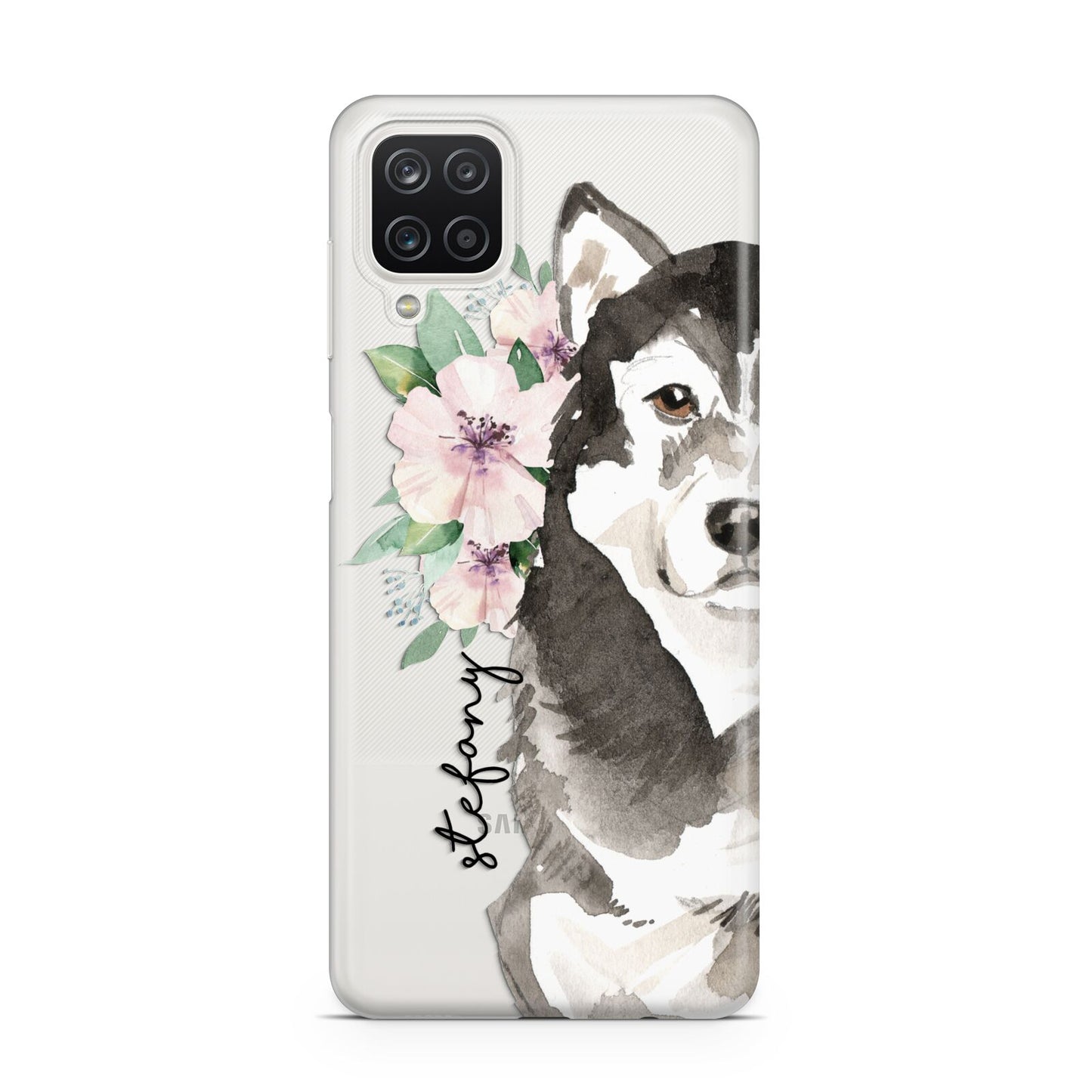 Personalised Alaskan Malamute Samsung A12 Case