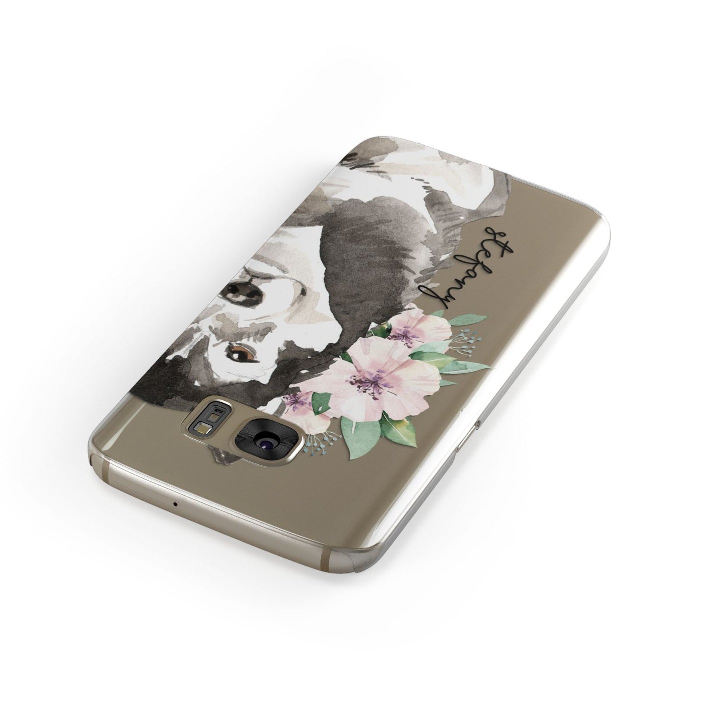 Personalised Alaskan Malamute Samsung Galaxy Case Front Close Up