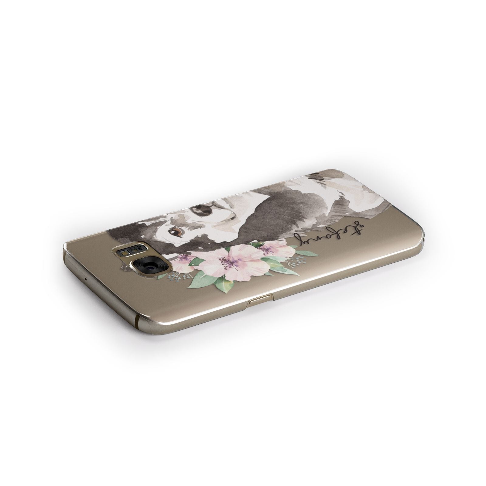 Personalised Alaskan Malamute Samsung Galaxy Case Side Close Up