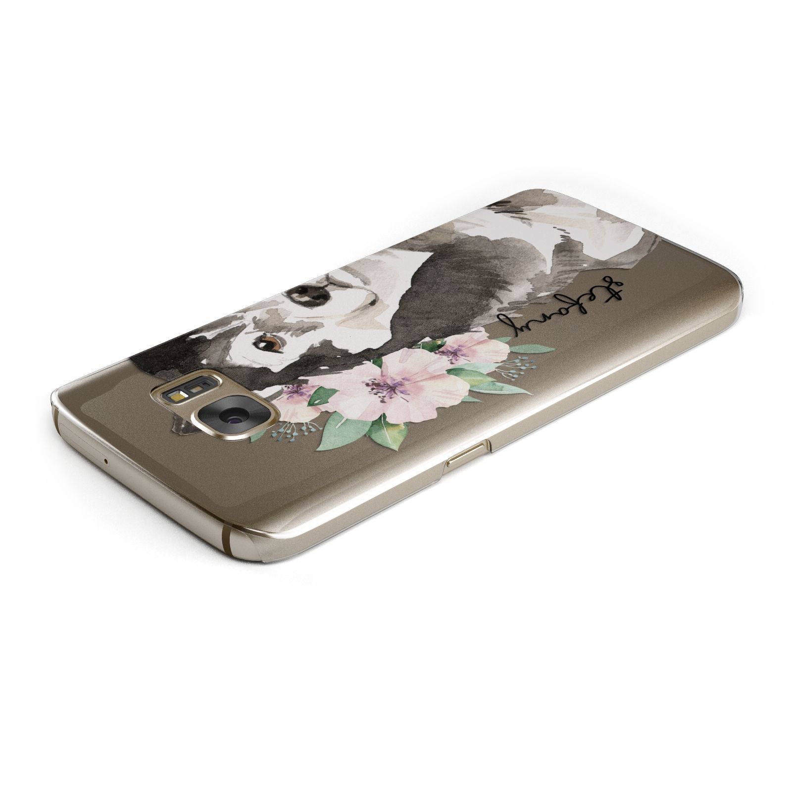 Personalised Alaskan Malamute Samsung Galaxy Case Top Cutout