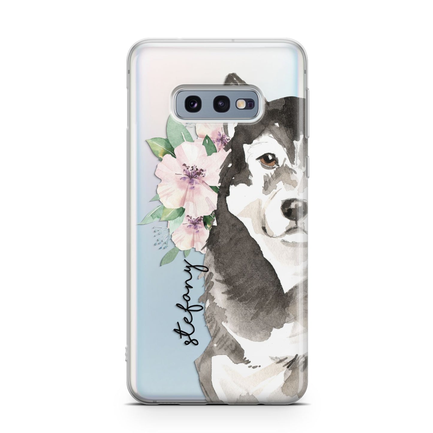 Personalised Alaskan Malamute Samsung Galaxy S10E Case