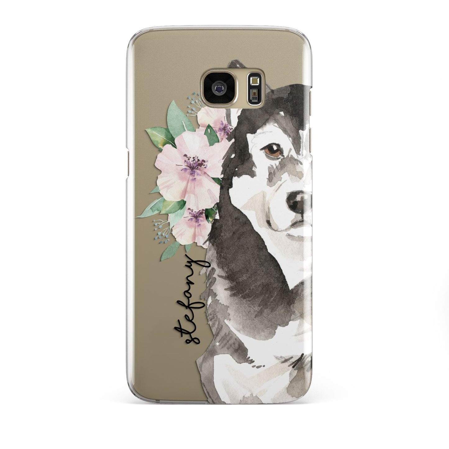 Personalised Alaskan Malamute Samsung Galaxy S7 Edge Case