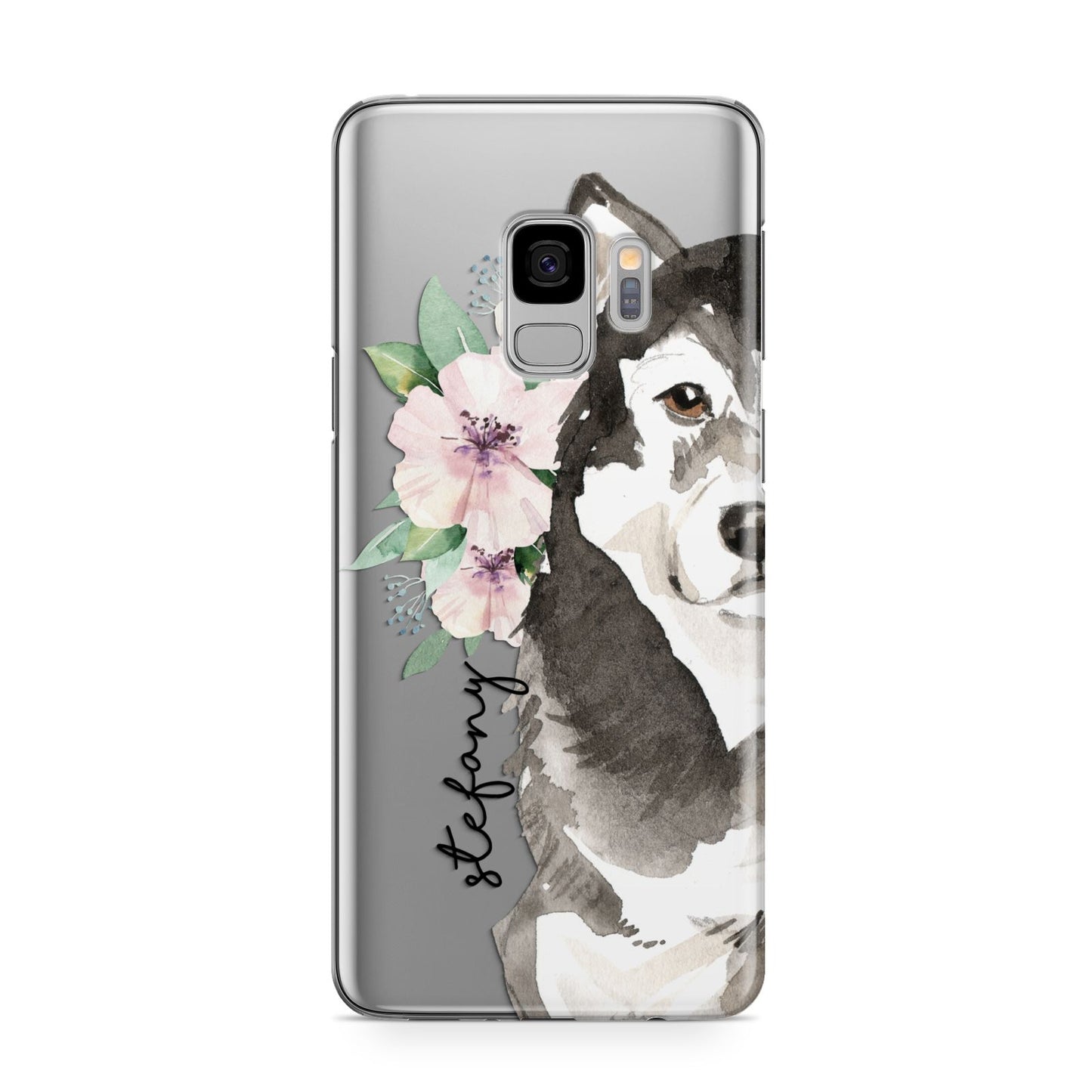 Personalised Alaskan Malamute Samsung Galaxy S9 Case