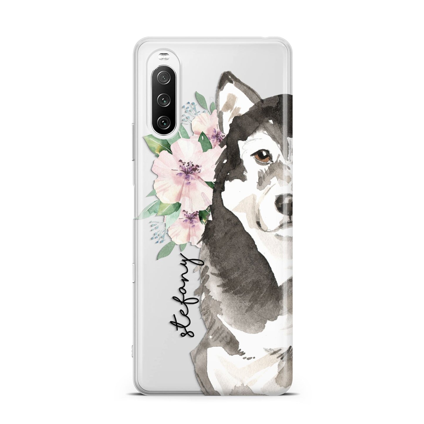 Personalised Alaskan Malamute Sony Xperia 10 III Case