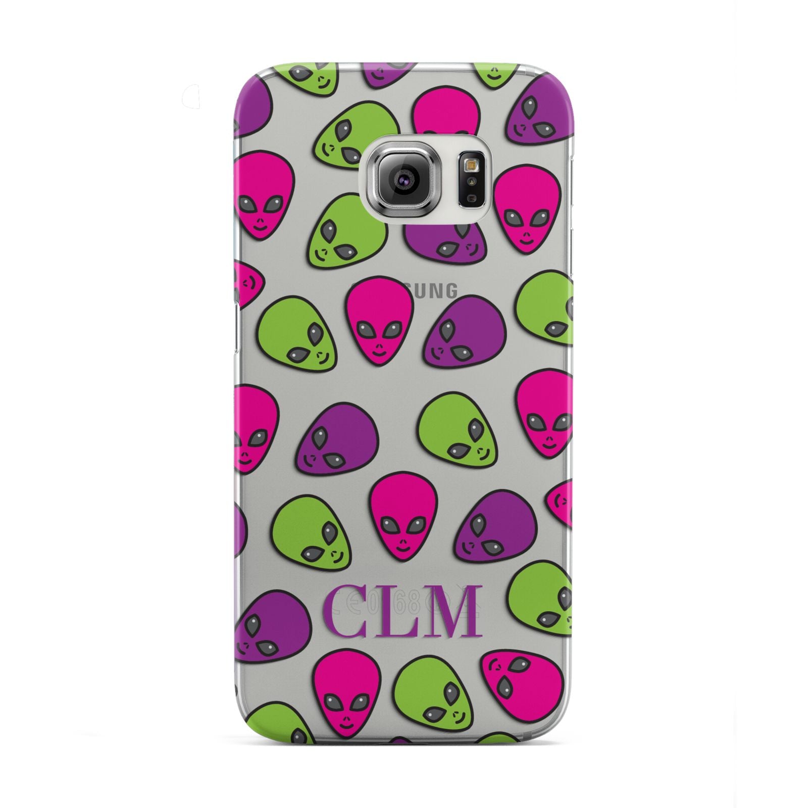 Personalised Aliens Initials Samsung Galaxy S6 Edge Case