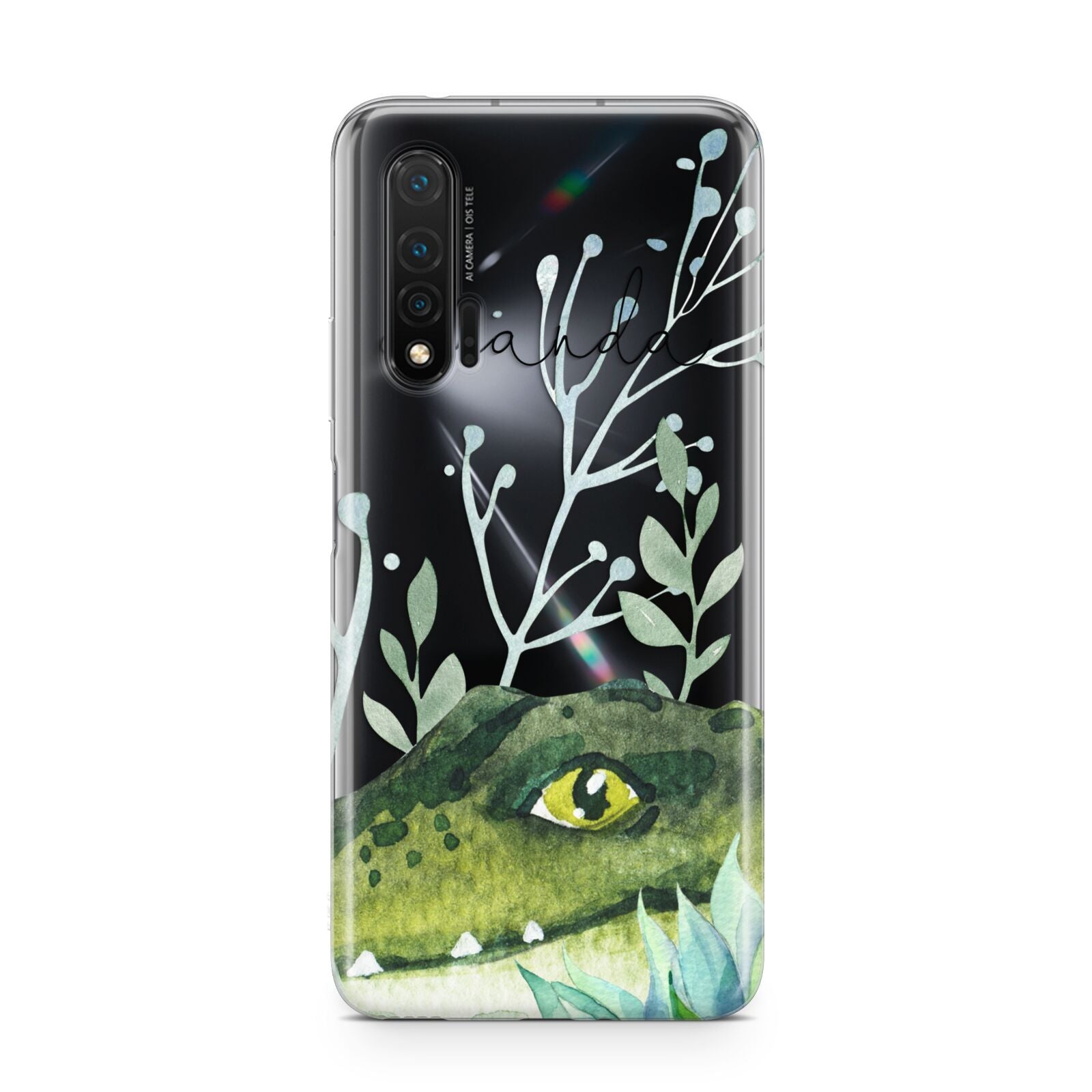 Personalised Alligator Huawei Nova 6 Phone Case