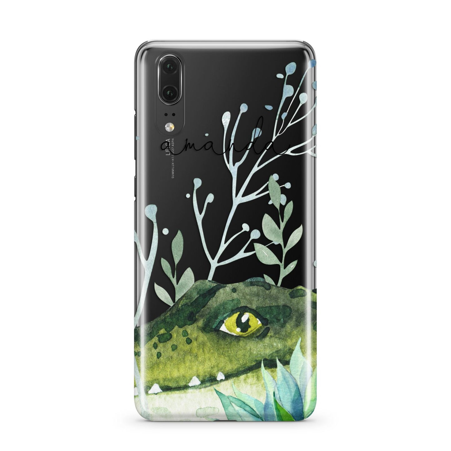 Personalised Alligator Huawei P20 Phone Case