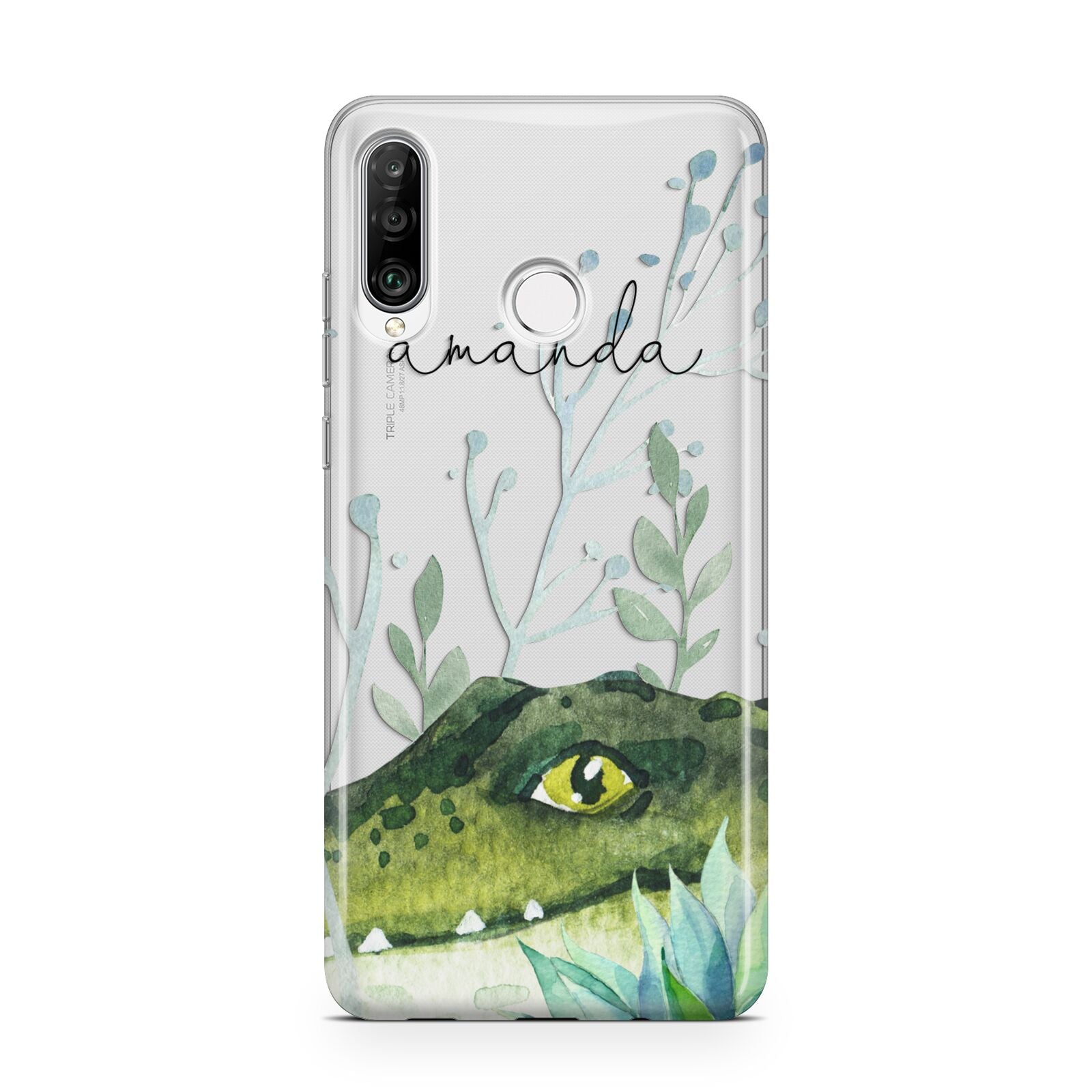 Personalised Alligator Huawei P30 Lite Phone Case