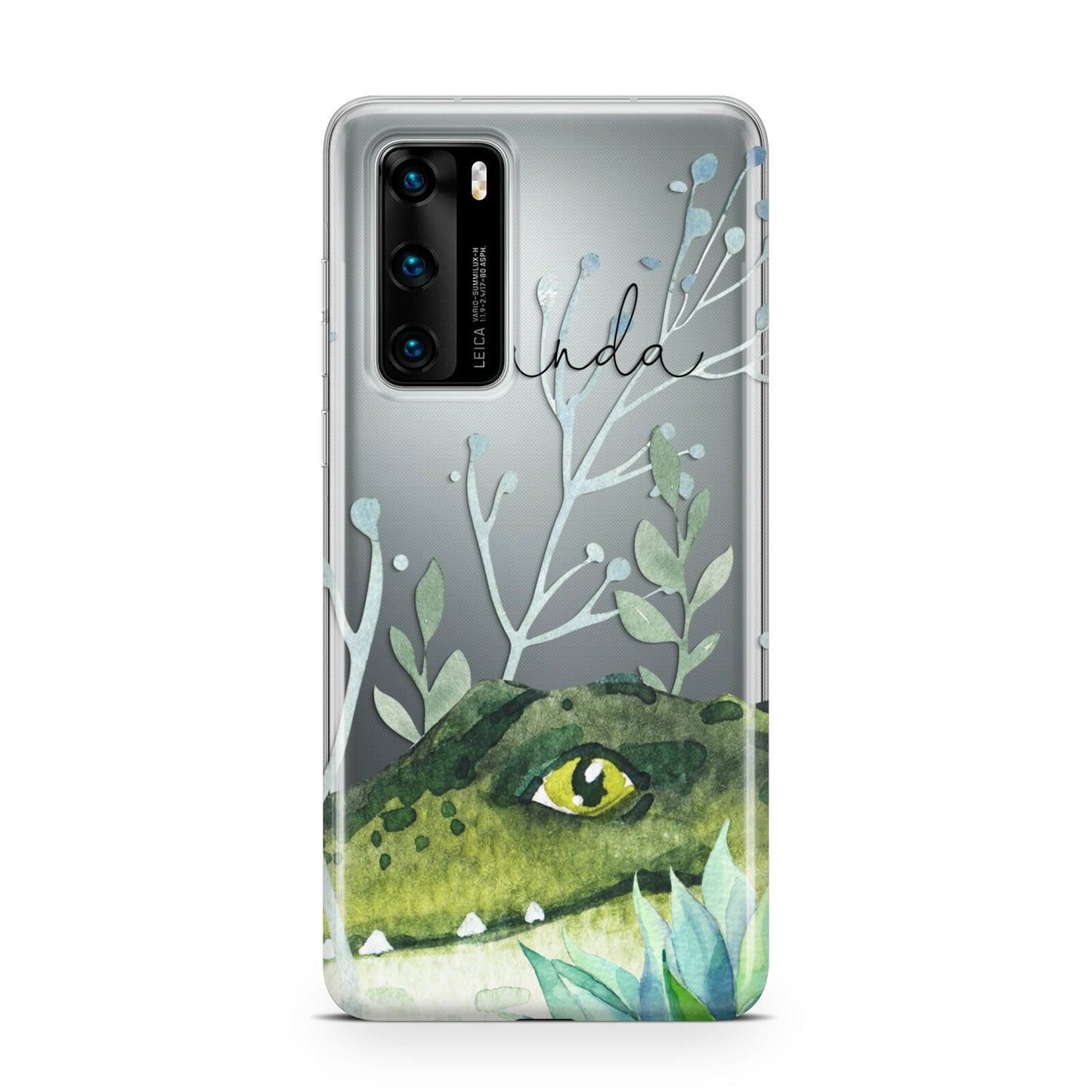 Personalised Alligator Huawei P40 Phone Case