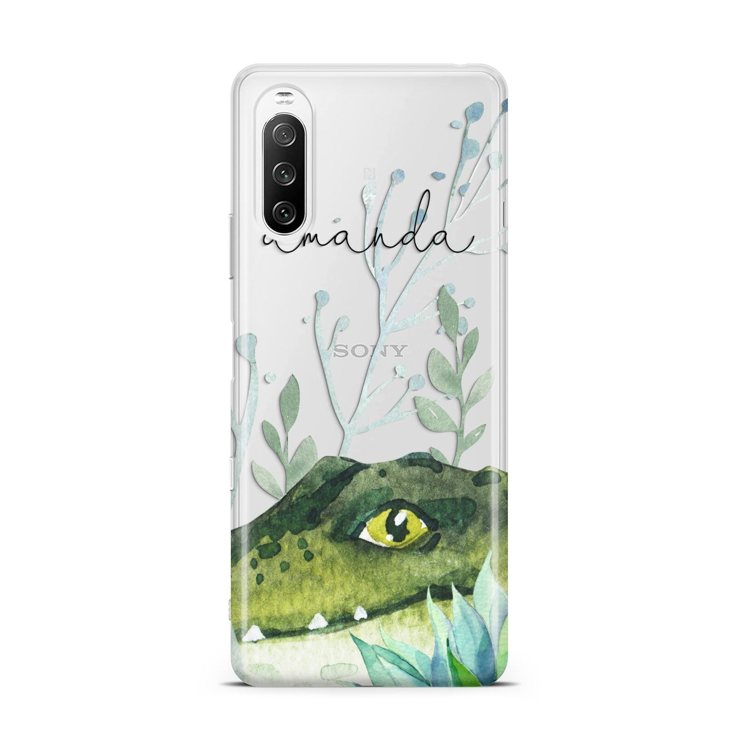 Personalised Alligator Sony Xperia 10 III Case