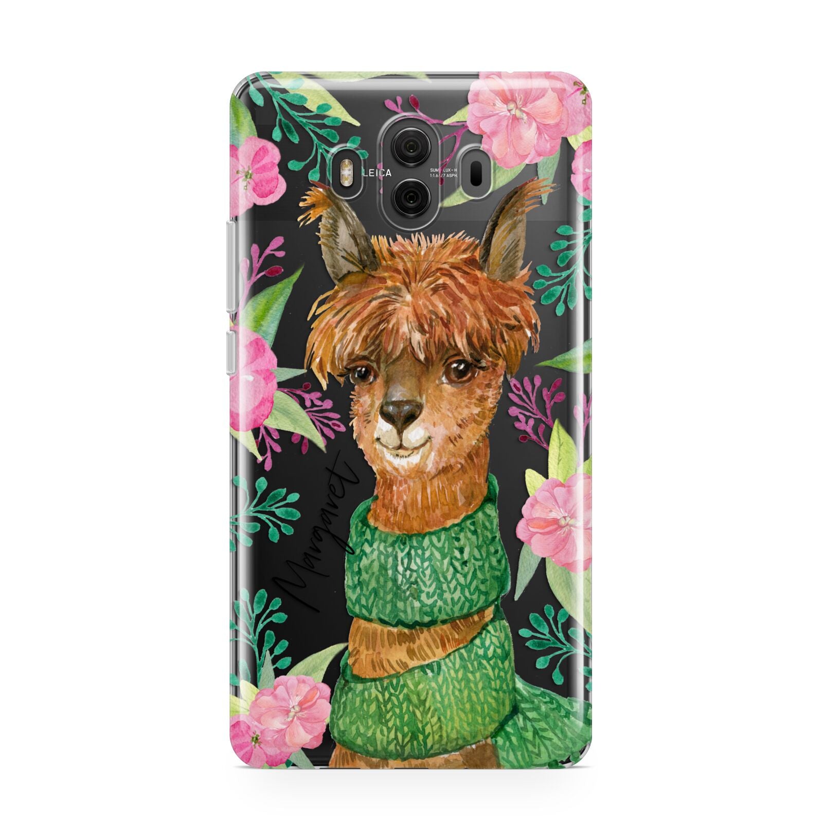 Personalised Alpaca Huawei Mate 10 Protective Phone Case