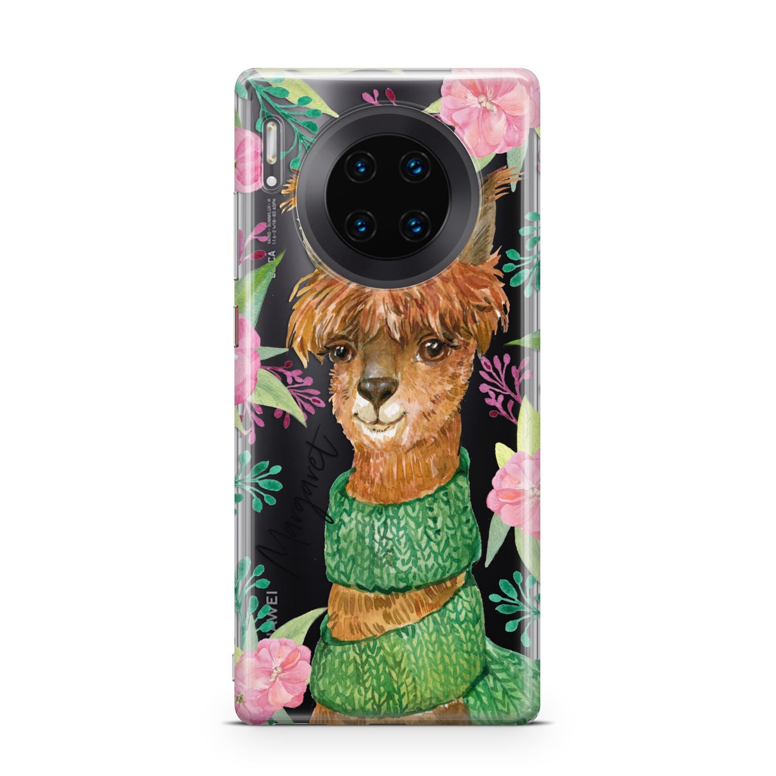 Personalised Alpaca Huawei Mate 30 Pro Phone Case