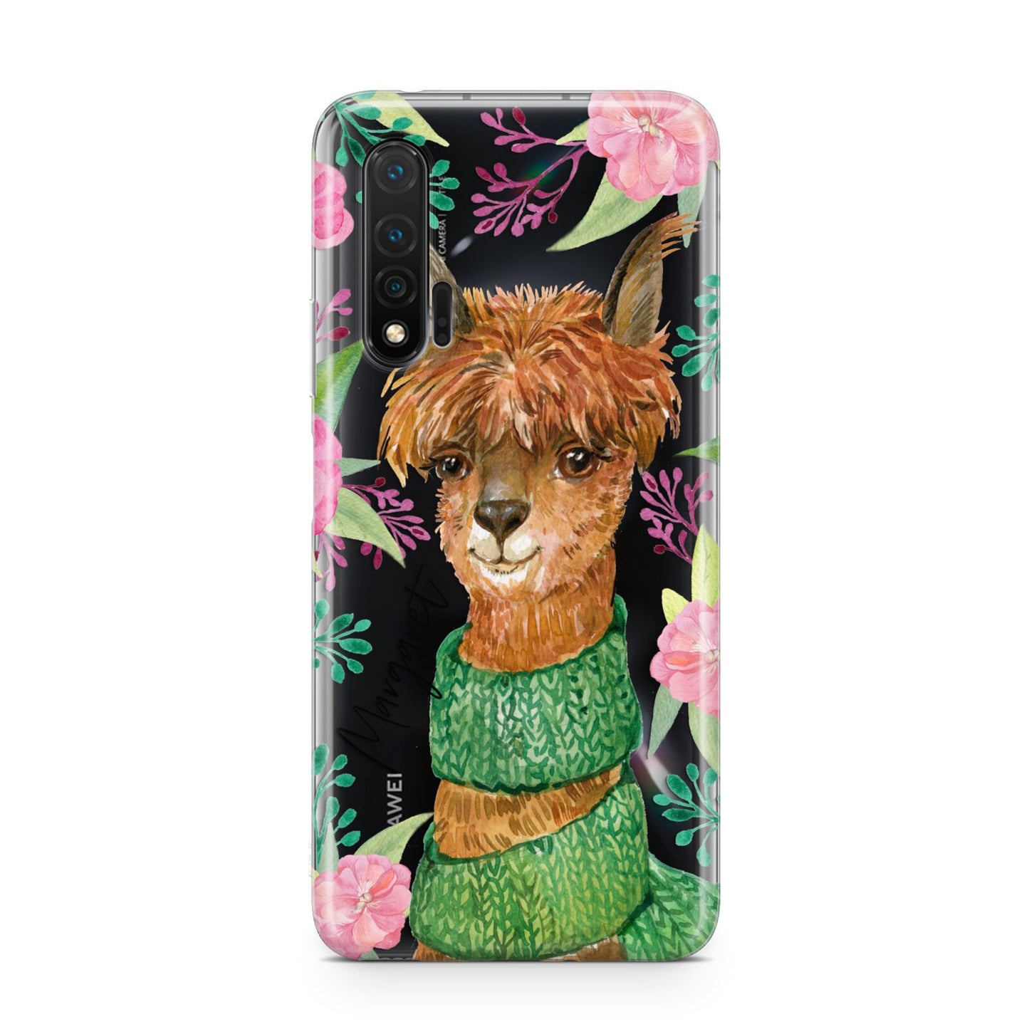 Personalised Alpaca Huawei Nova 6 Phone Case