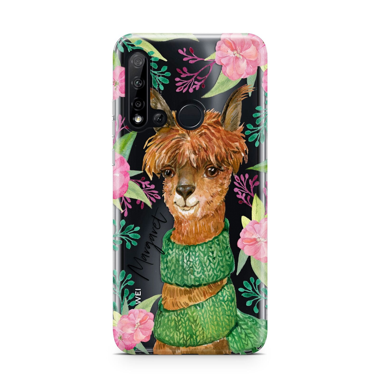 Personalised Alpaca Huawei P20 Lite 5G Phone Case