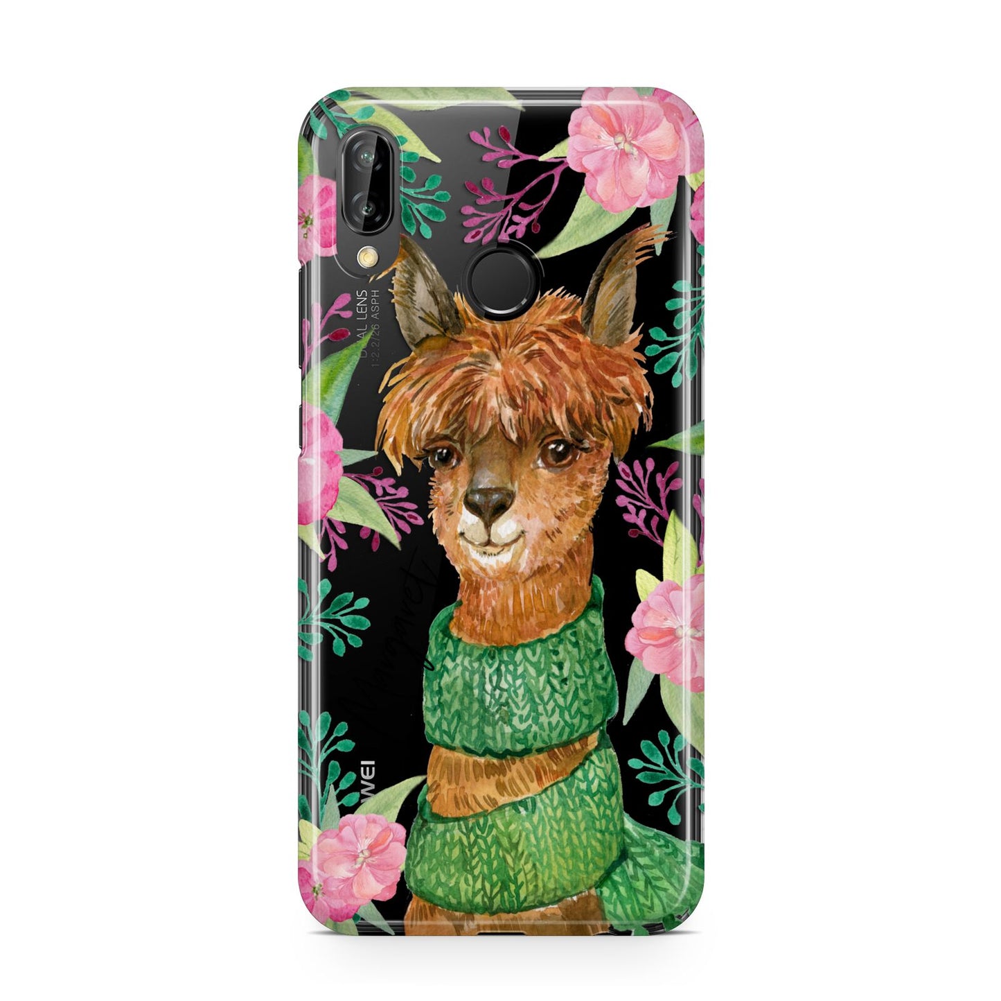 Personalised Alpaca Huawei P20 Lite Phone Case