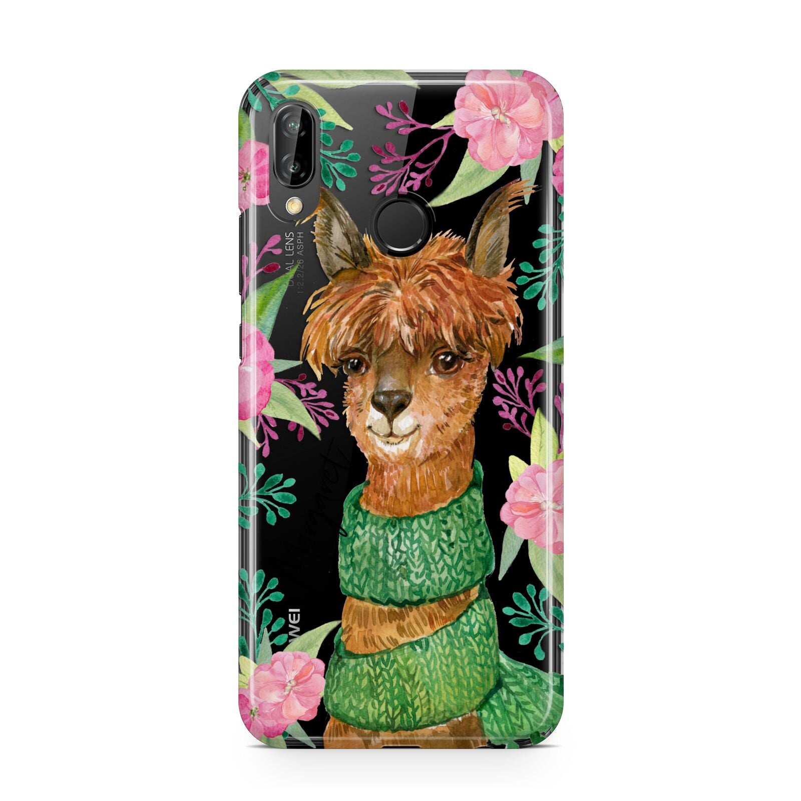 Personalised Alpaca Huawei P20 Lite Phone Case