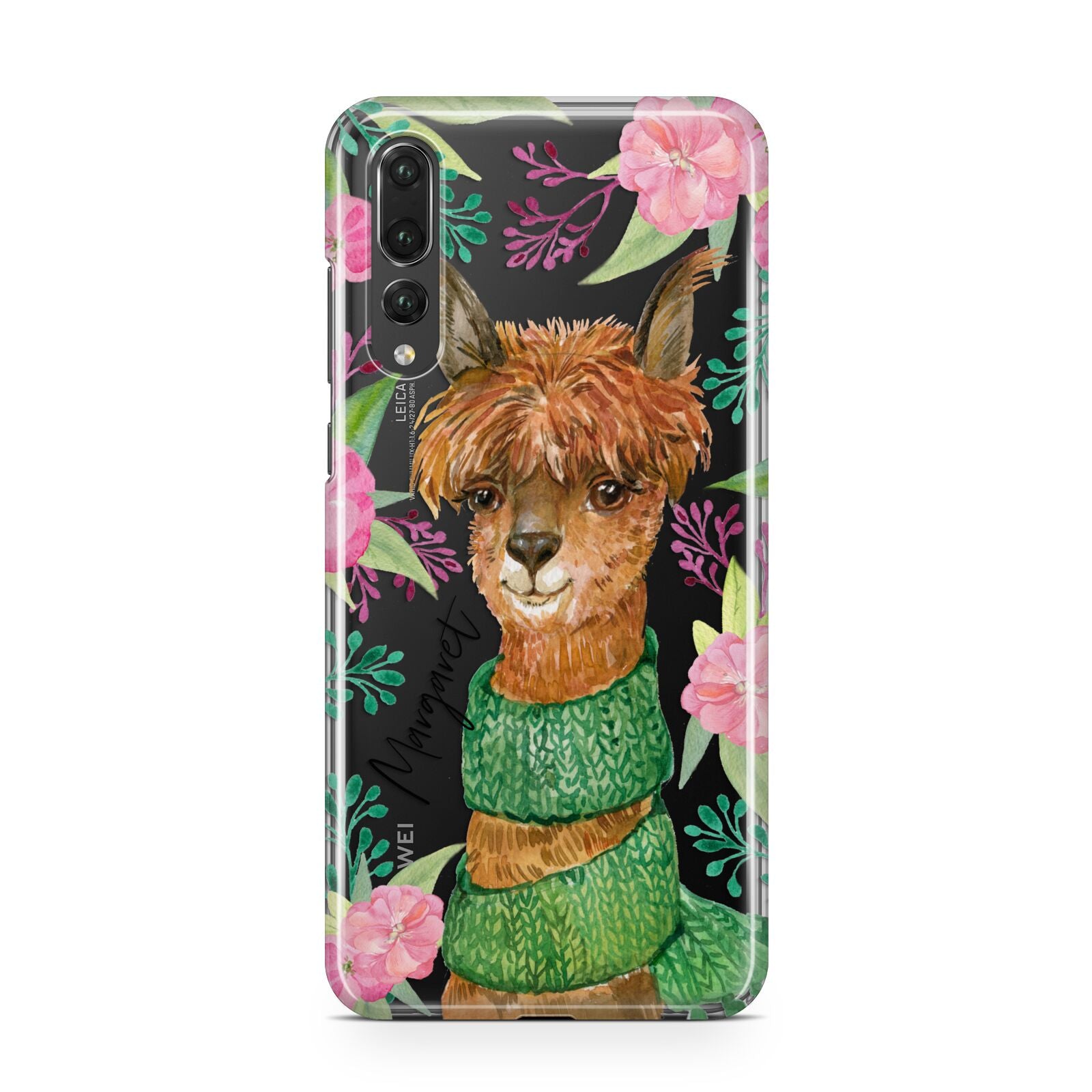 Personalised Alpaca Huawei P20 Pro Phone Case