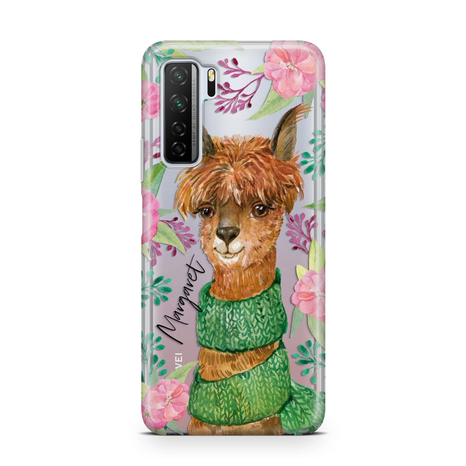 Personalised Alpaca Huawei P40 Lite 5G Phone Case