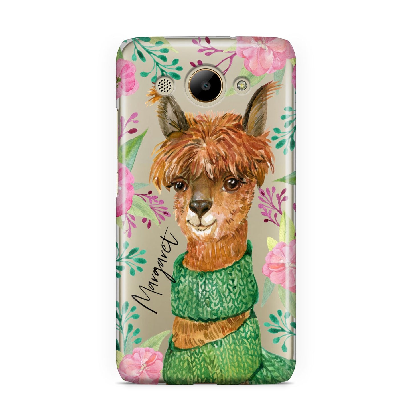 Personalised Alpaca Huawei Y3 2017