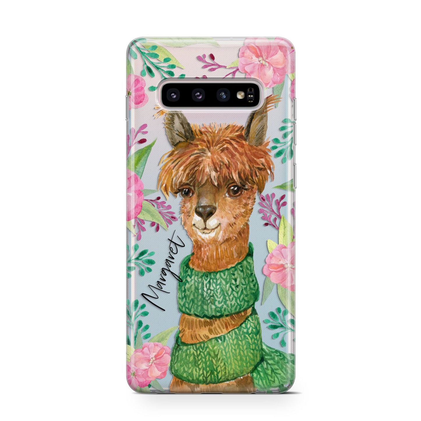 Personalised Alpaca Protective Samsung Galaxy Case