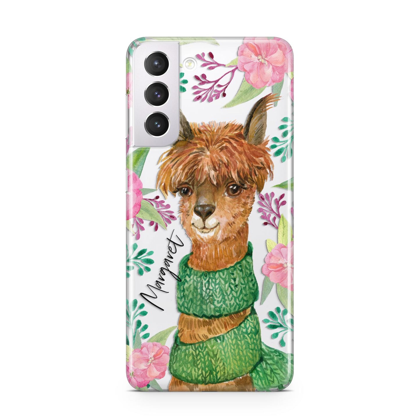 Personalised Alpaca Samsung S21 Case