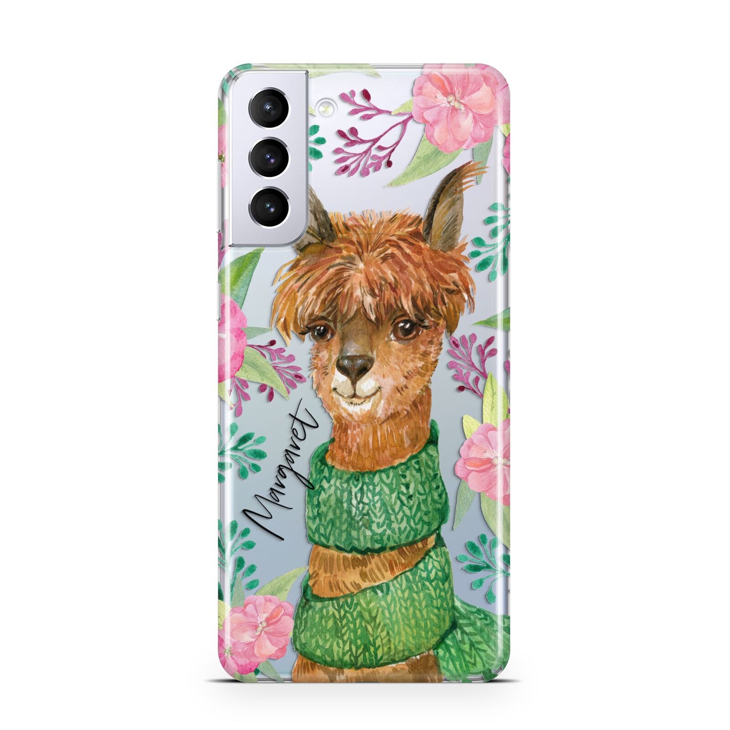 Personalised Alpaca Samsung S21 Plus Case