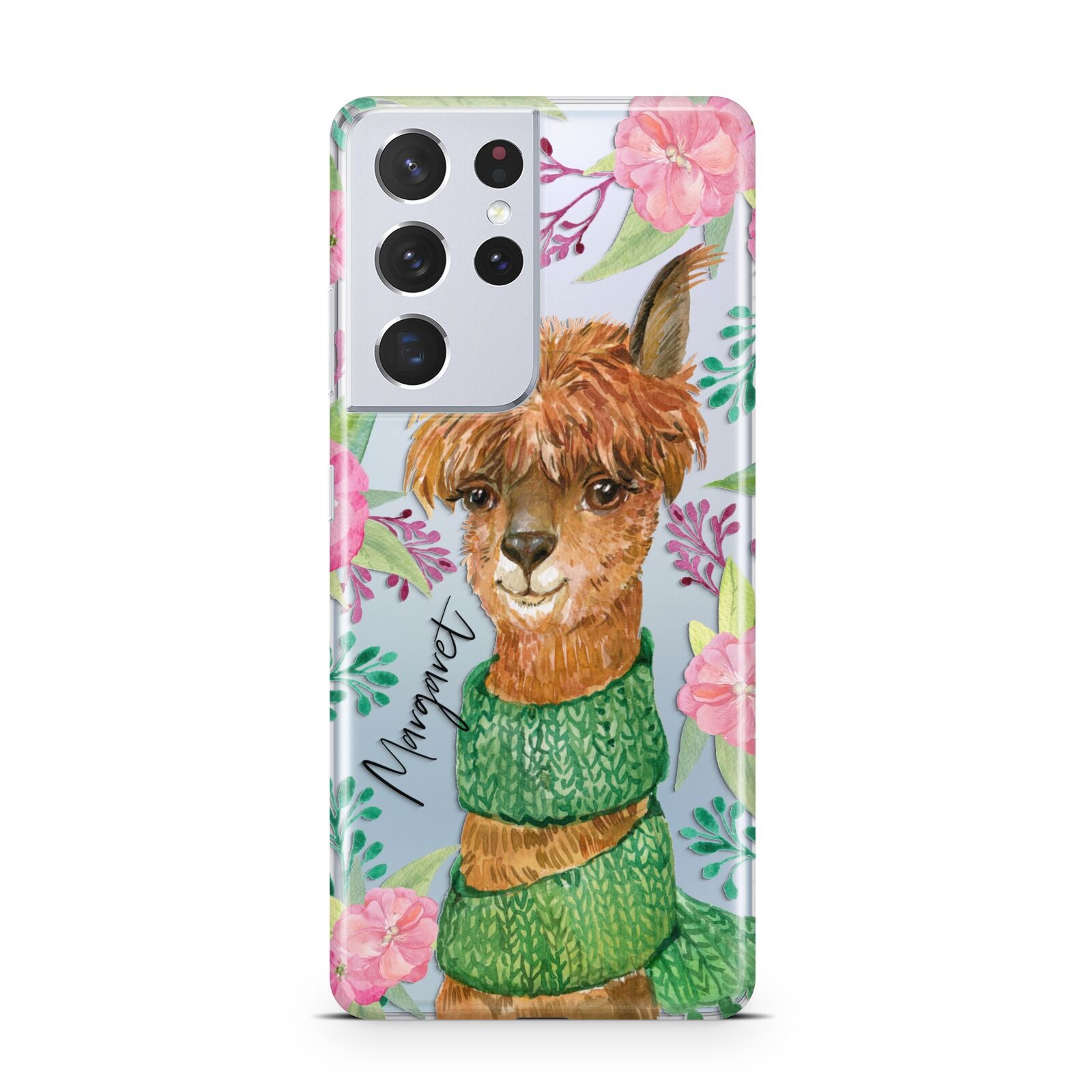 Personalised Alpaca Samsung S21 Ultra Case