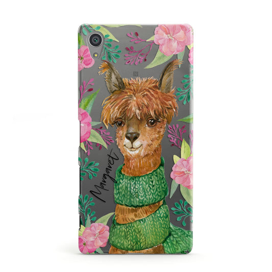 Personalised Alpaca Sony Xperia Case