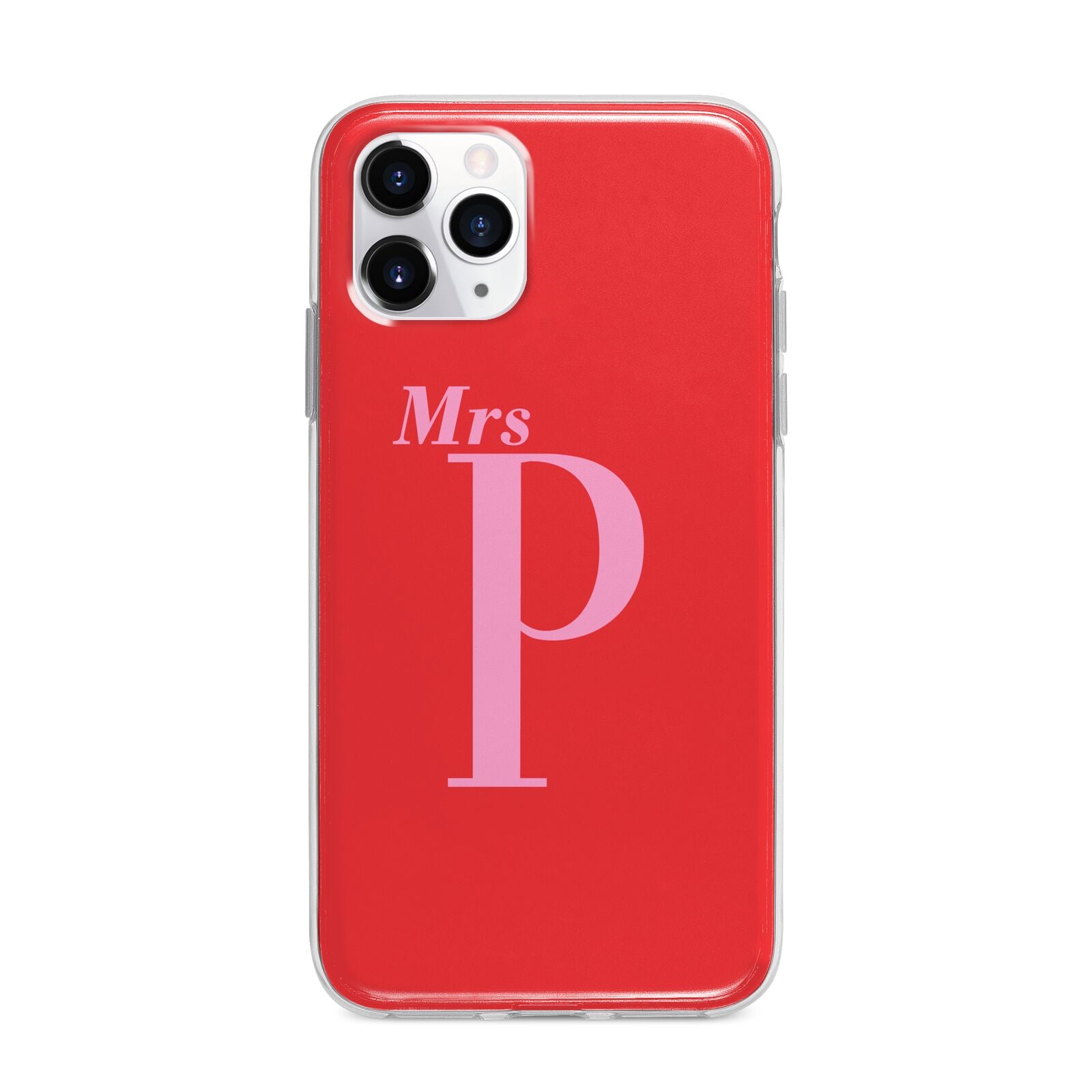Personalised Alphabet Apple iPhone 11 Pro Max in Silver with Bumper Case