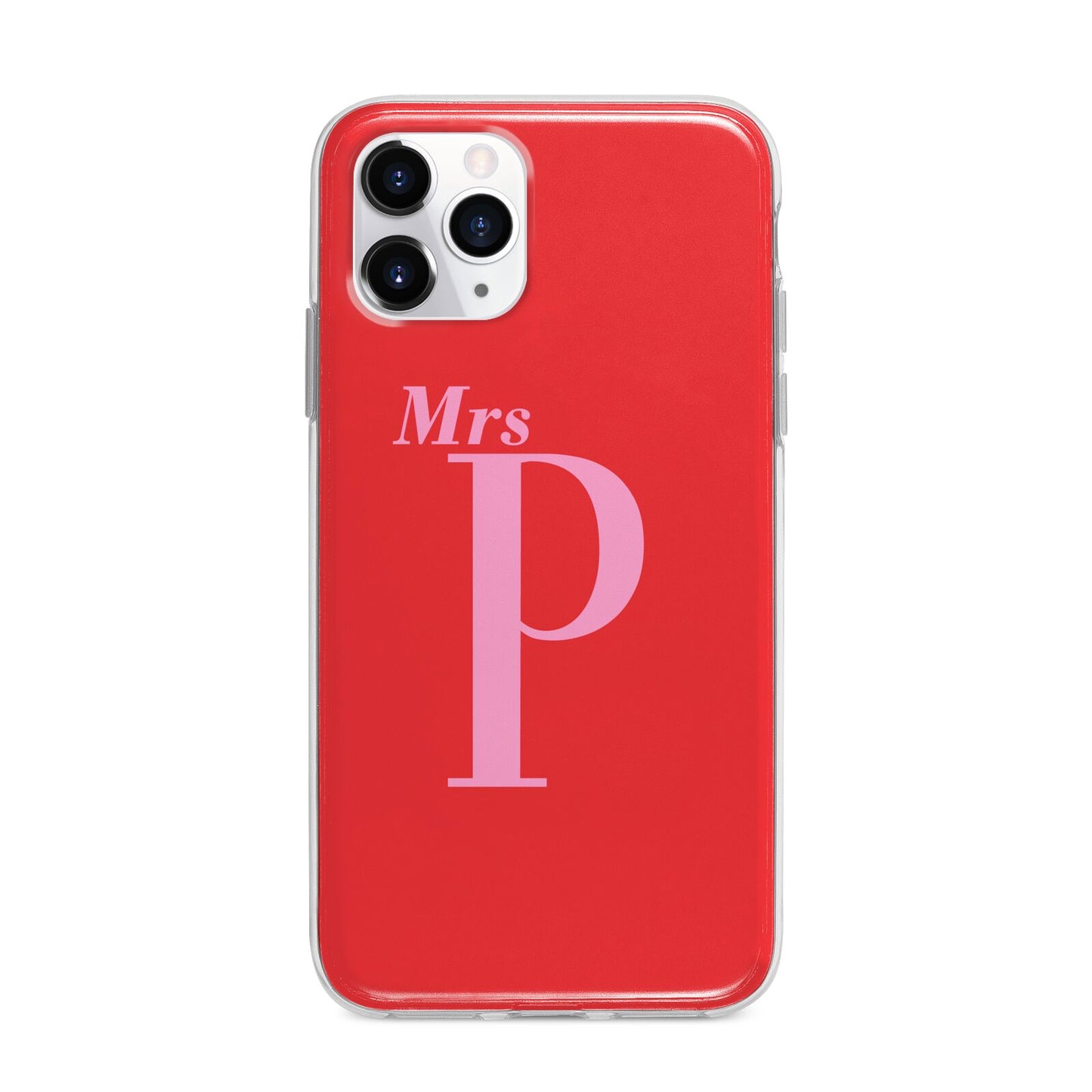 Personalised Alphabet Apple iPhone 11 Pro in Silver with Bumper Case
