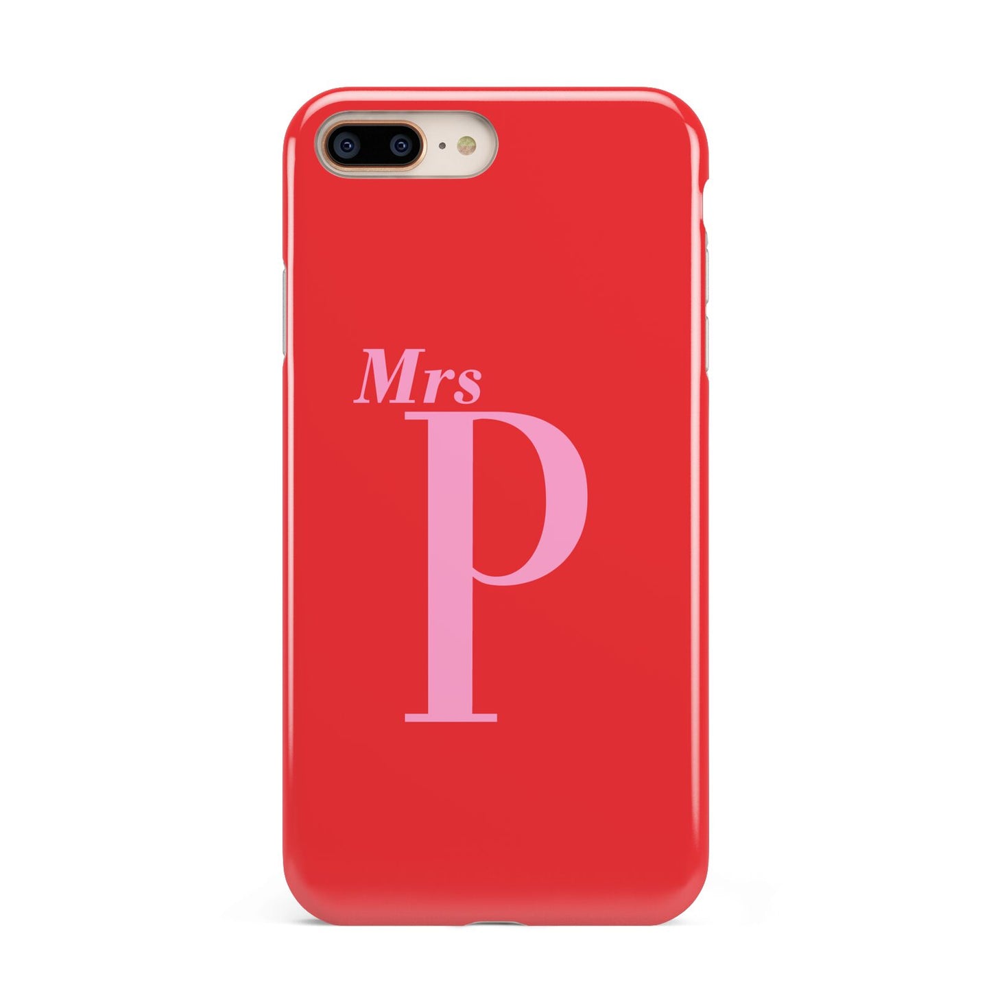 Personalised Alphabet Apple iPhone 7 8 Plus 3D Tough Case