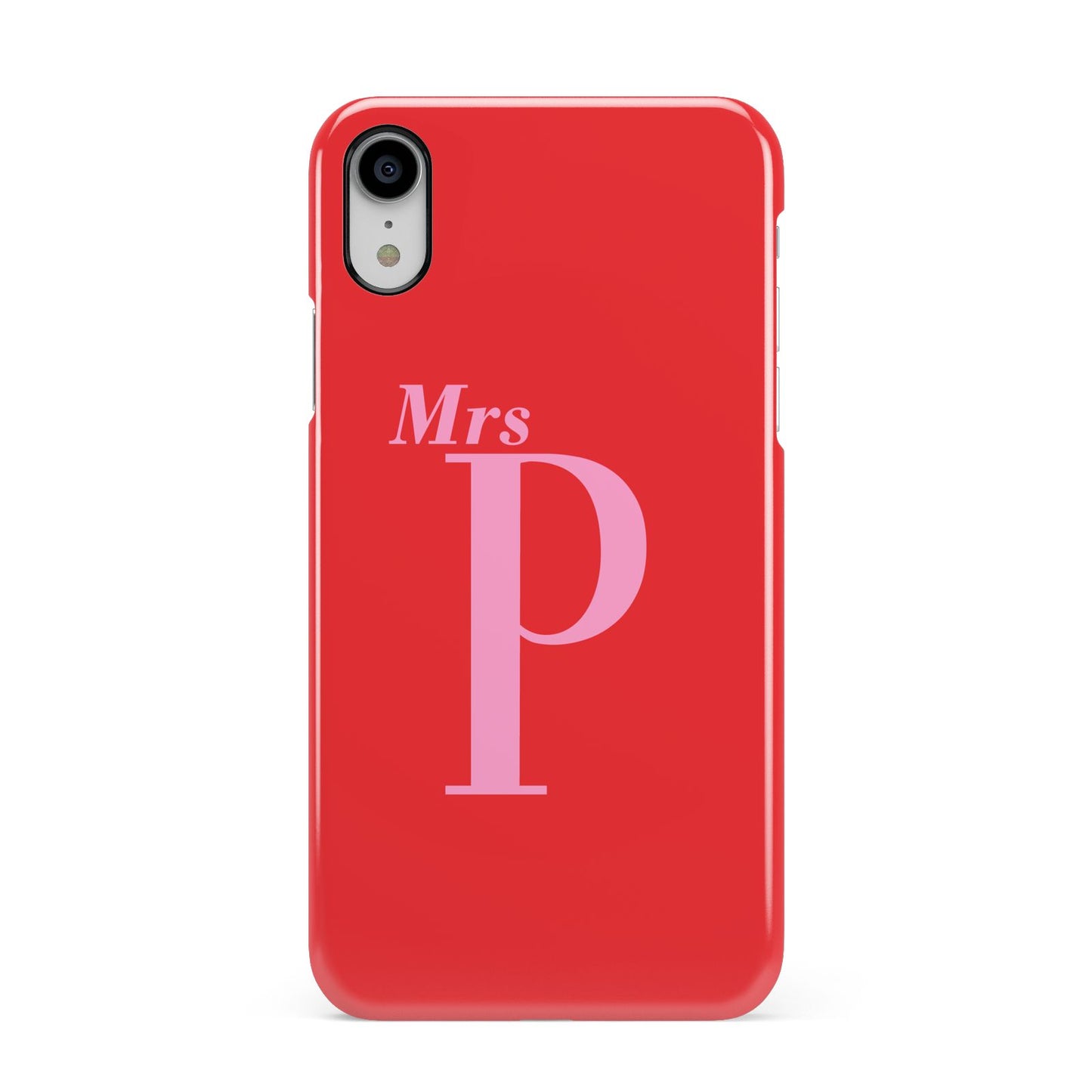 Personalised Alphabet Apple iPhone XR White 3D Snap Case