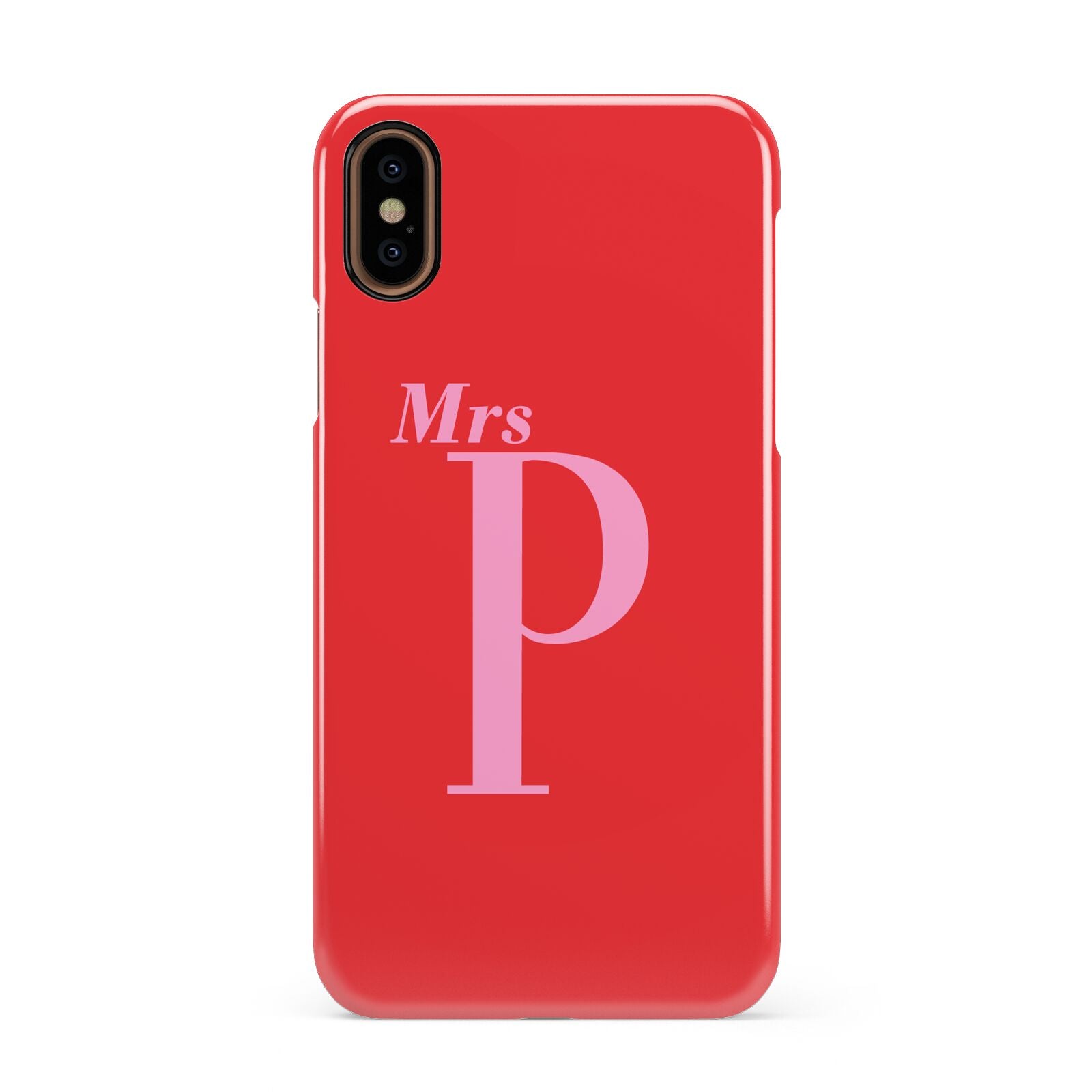 Personalised Alphabet Apple iPhone XS 3D Snap Case