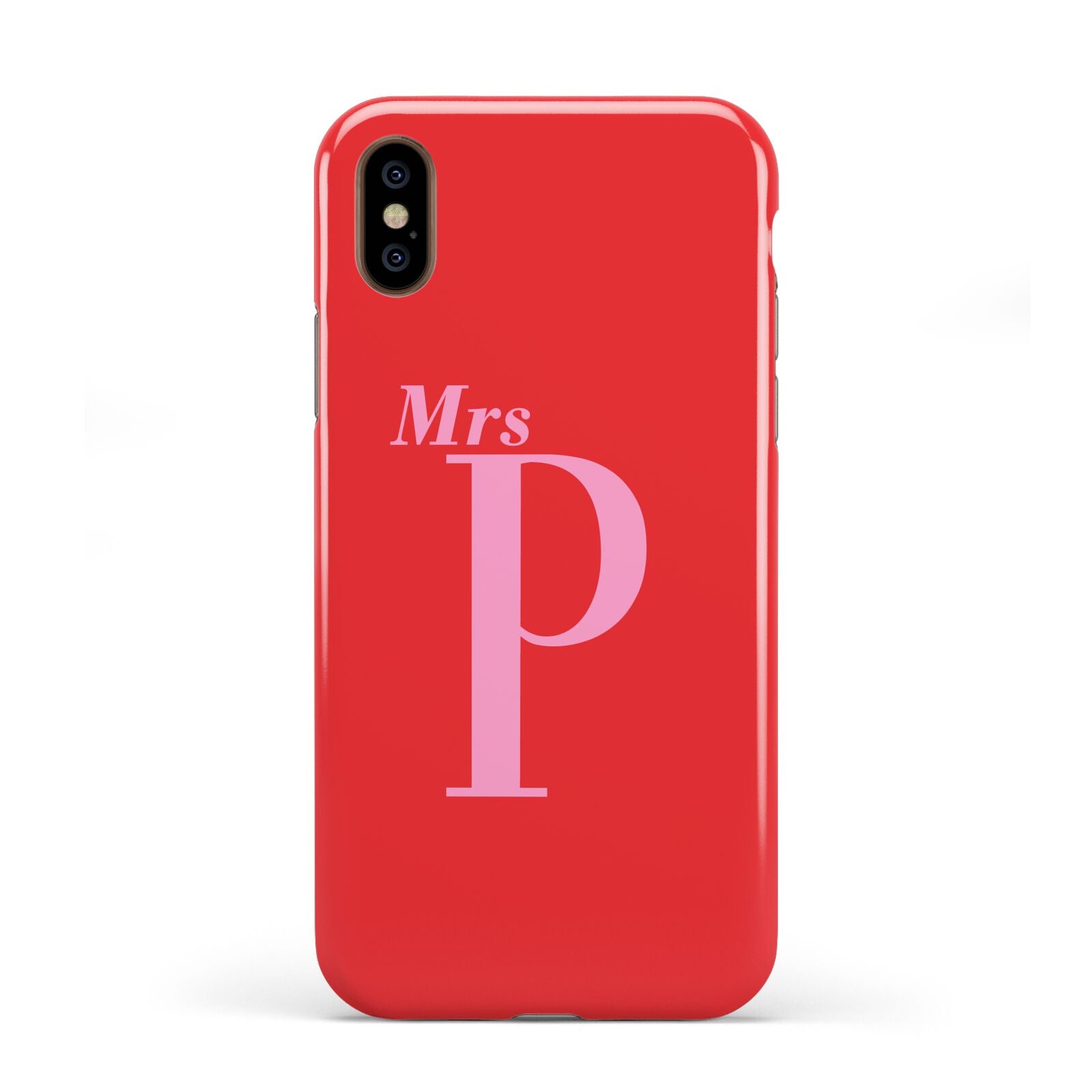 Personalised Alphabet Apple iPhone XS 3D Tough