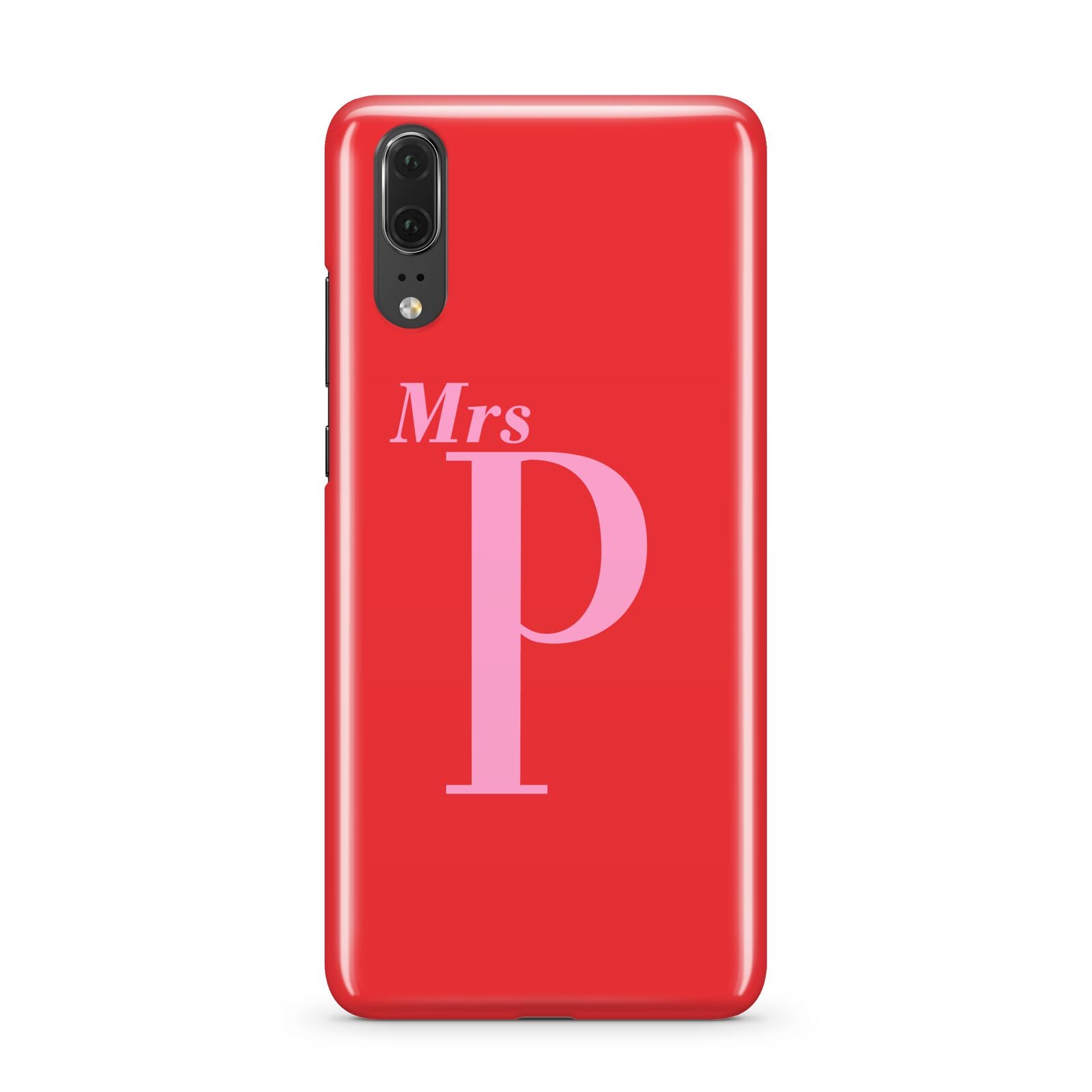 Personalised Alphabet Huawei P20 Phone Case