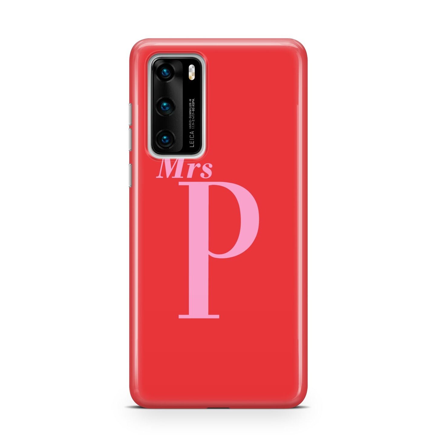 Personalised Alphabet Huawei P40 Phone Case