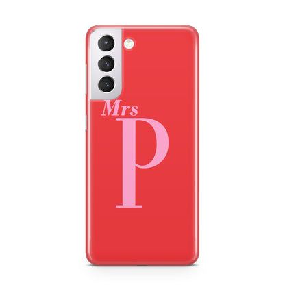 Personalised Alphabet Samsung S21 Case