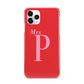 Personalised Alphabet iPhone 11 Pro 3D Snap Case