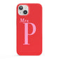 Personalised Alphabet iPhone 13 Full Wrap 3D Snap Case