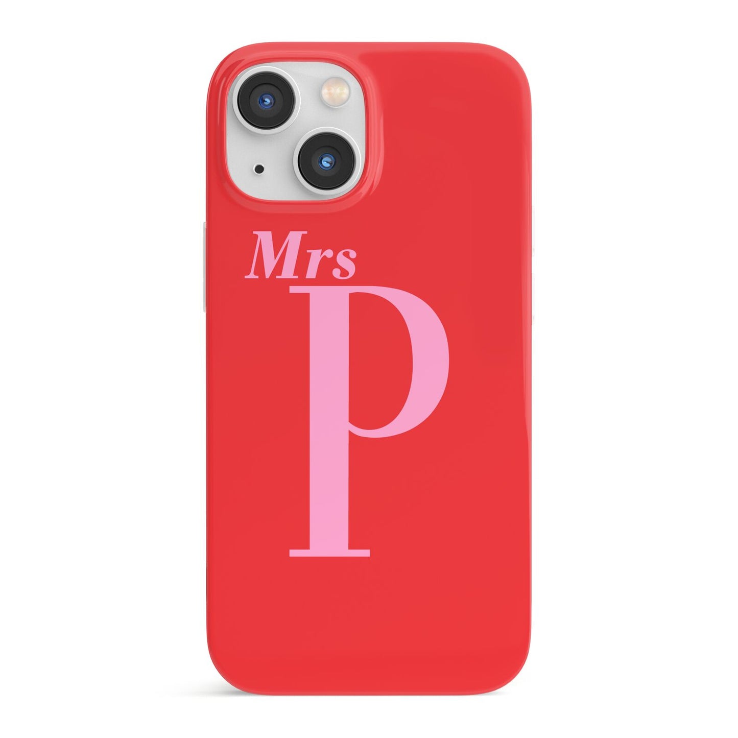 Personalised Alphabet iPhone 13 Mini Full Wrap 3D Snap Case