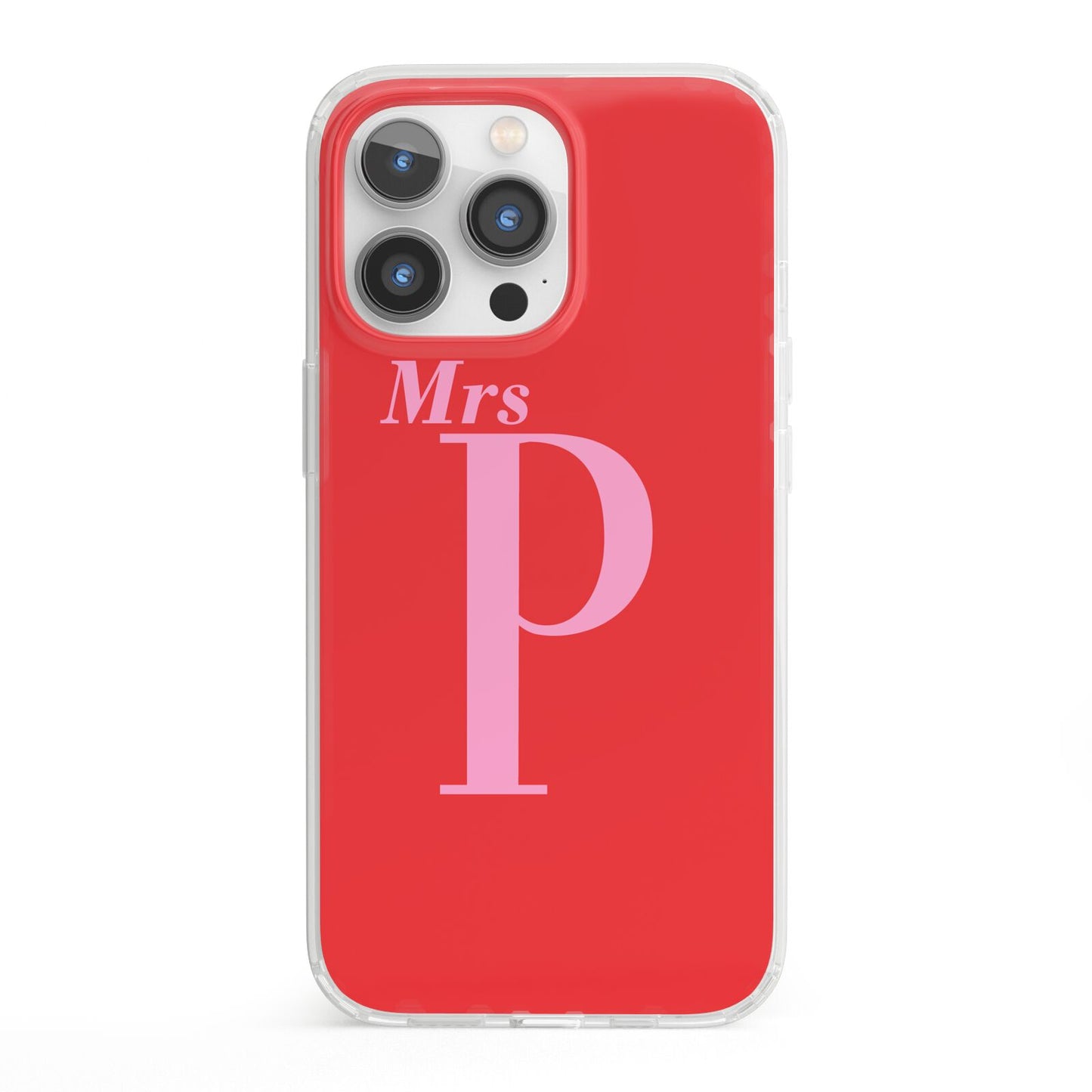 Personalised Alphabet iPhone 13 Pro Clear Bumper Case