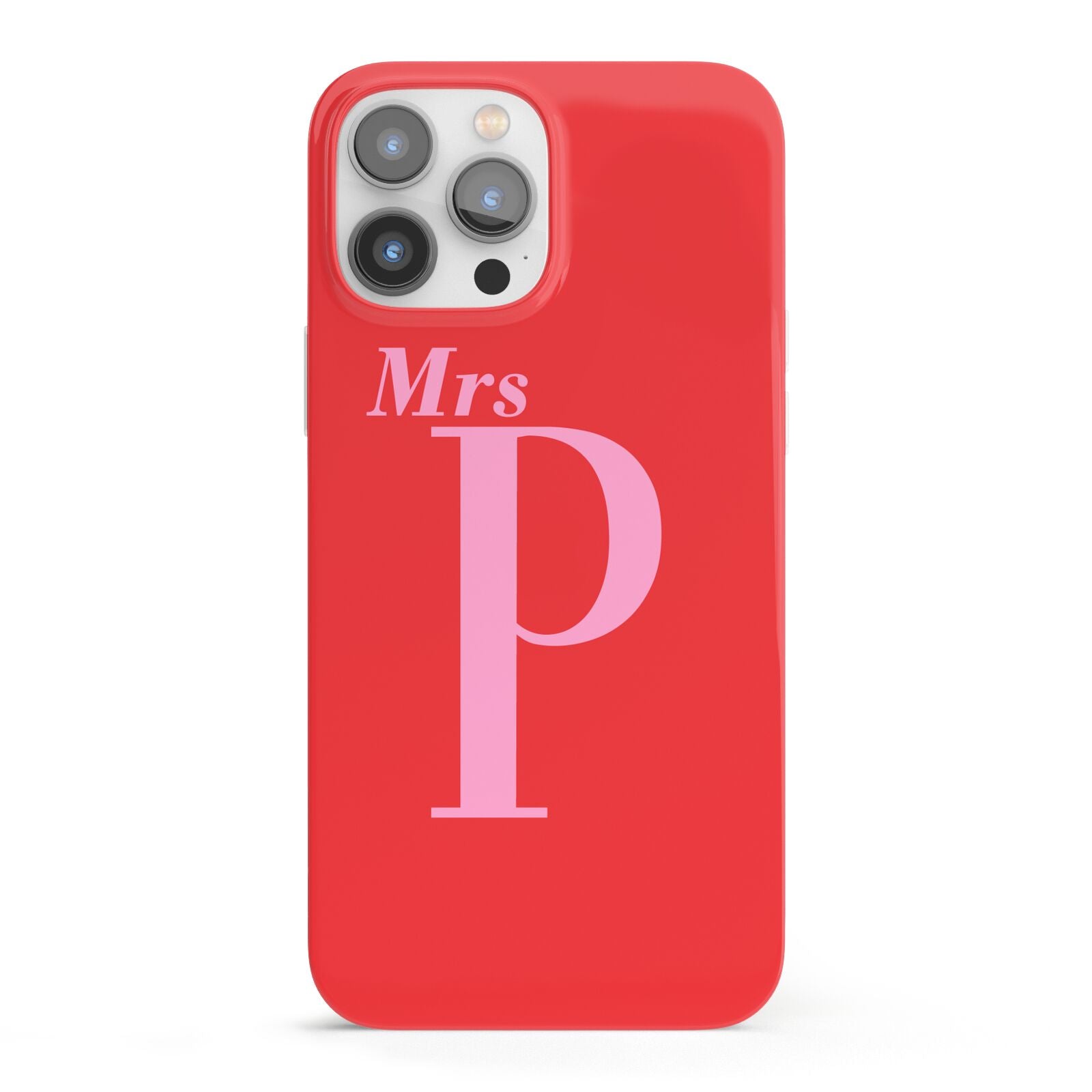 Personalised Alphabet iPhone 13 Pro Max Full Wrap 3D Snap Case