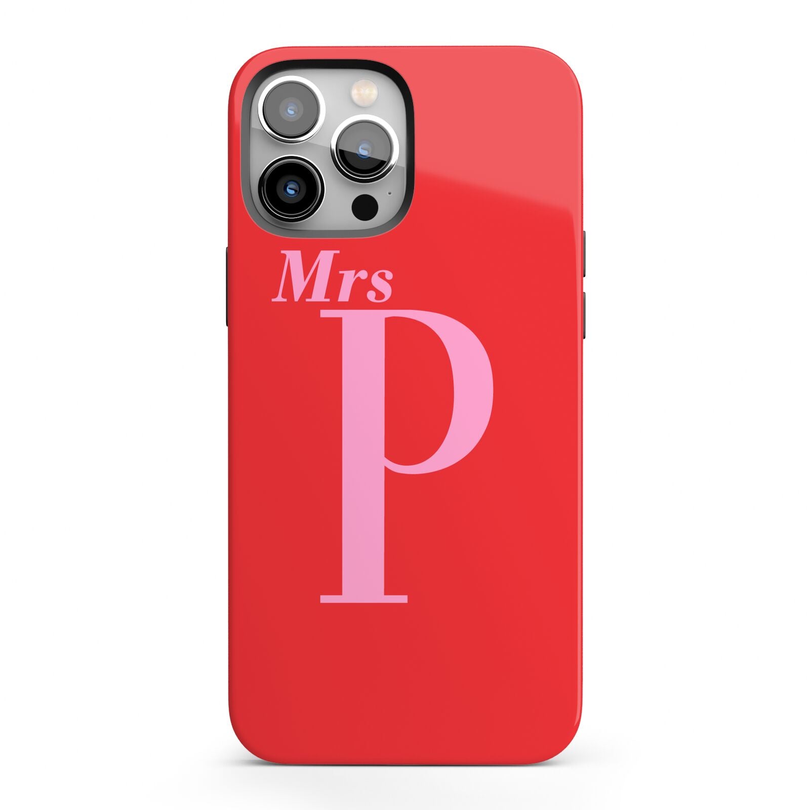 Personalised Alphabet iPhone 13 Pro Max Full Wrap 3D Tough Case