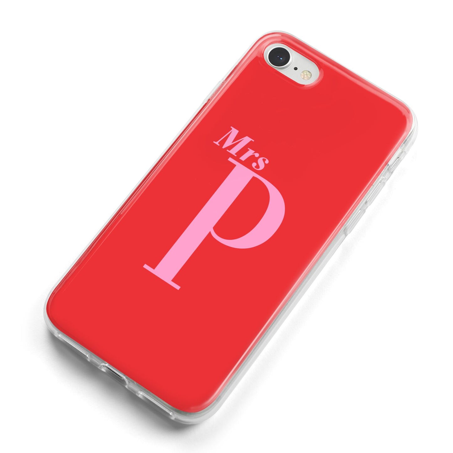 Personalised Alphabet iPhone 8 Bumper Case on Silver iPhone Alternative Image